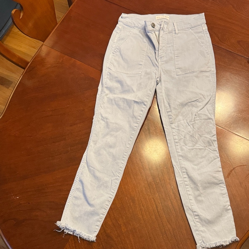 Women’s Ann Taylor Loft 7/8 Length Powder Blue Pants